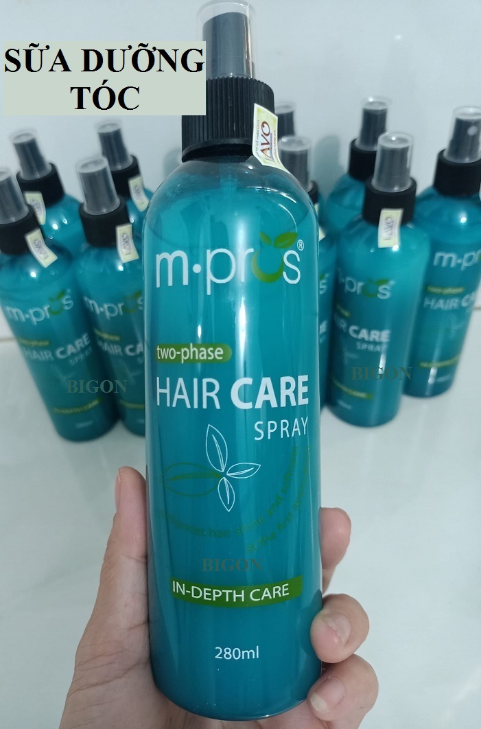 Sữa Dưỡng Tóc M.Pros Hair Care Spray 280ml 2 Lớp - Xịt Dưỡng Tóc Và Bảo Vệ Tóc