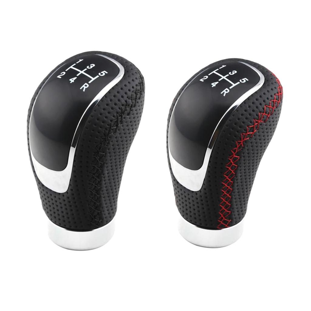 5 Manual Car Gear Shift Knob Stick Shifter Lever Stitching