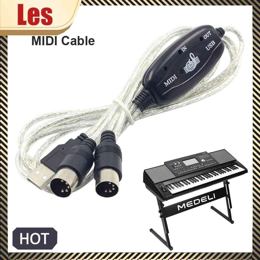 Cáp Chuyển Đổi MIDI Sang USB Chuyên Nghiệp Cho Bàn Phím Điện Tử
