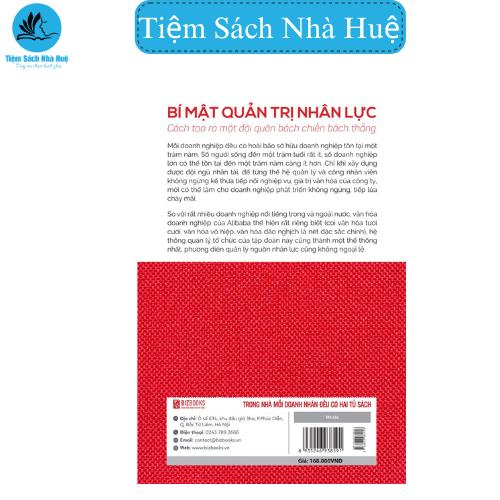 Sách Bí Mật Quản Trị Nhân Lực Để Tạo Ra Một Đội Quân Bách Chiến Bách Thắng, phát triển bản thân, bizbooks.