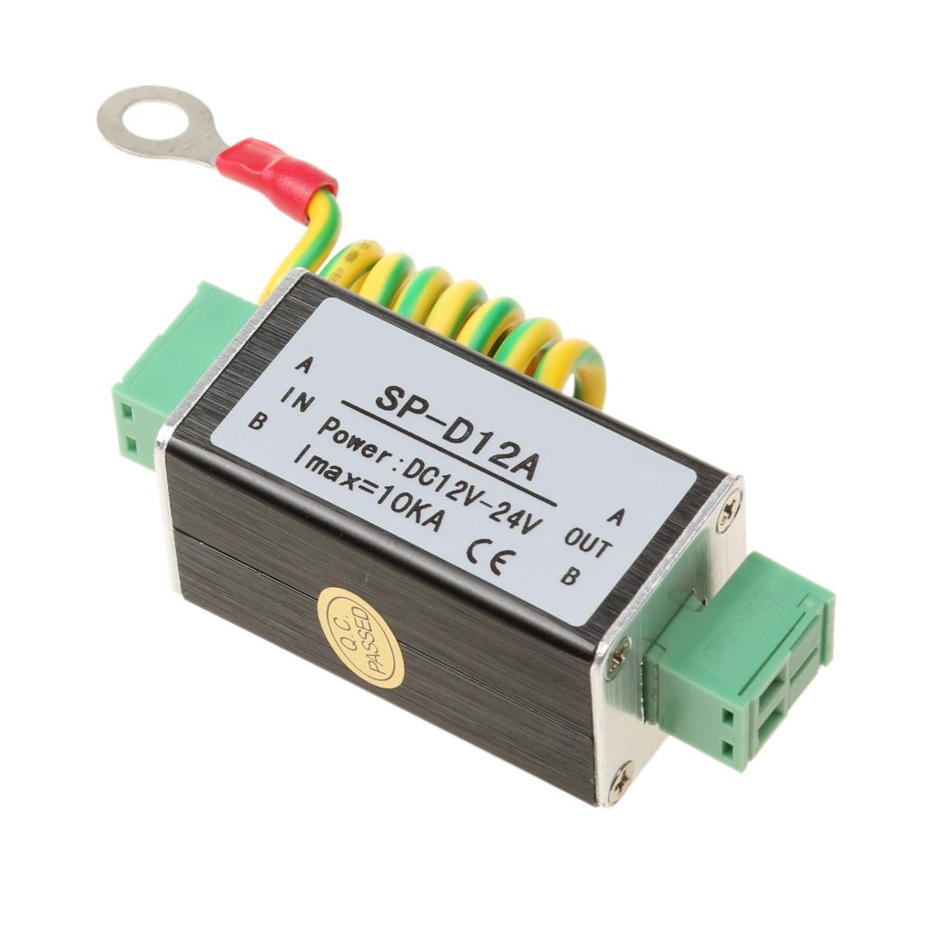 DC 12-24V Power Supply Signal Arrester Surge Protector Device For Thunder/   Protection