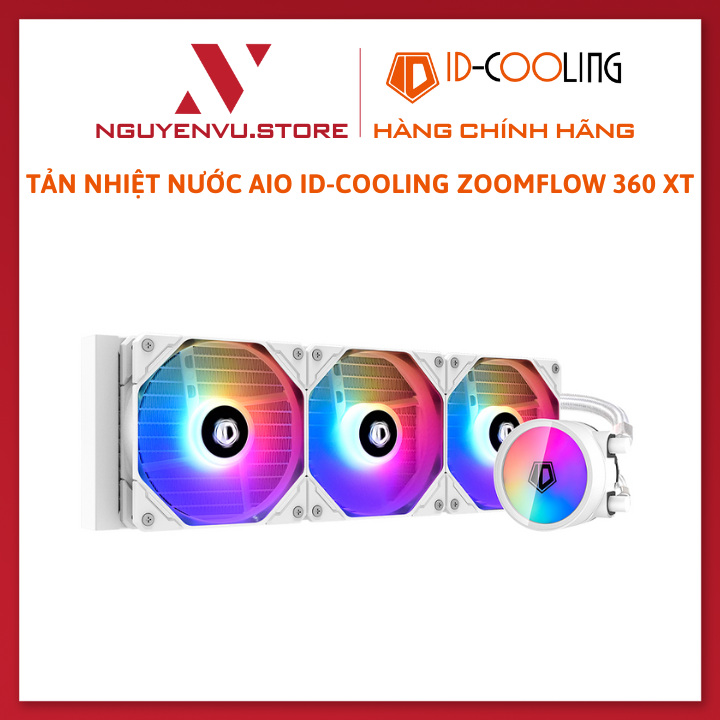 Tản nhiệt nước AIO ID-Cooling ZOOMFLOW 360-XT ARGB (Hỗ trợ socket 1700) - Hàng chính hãng