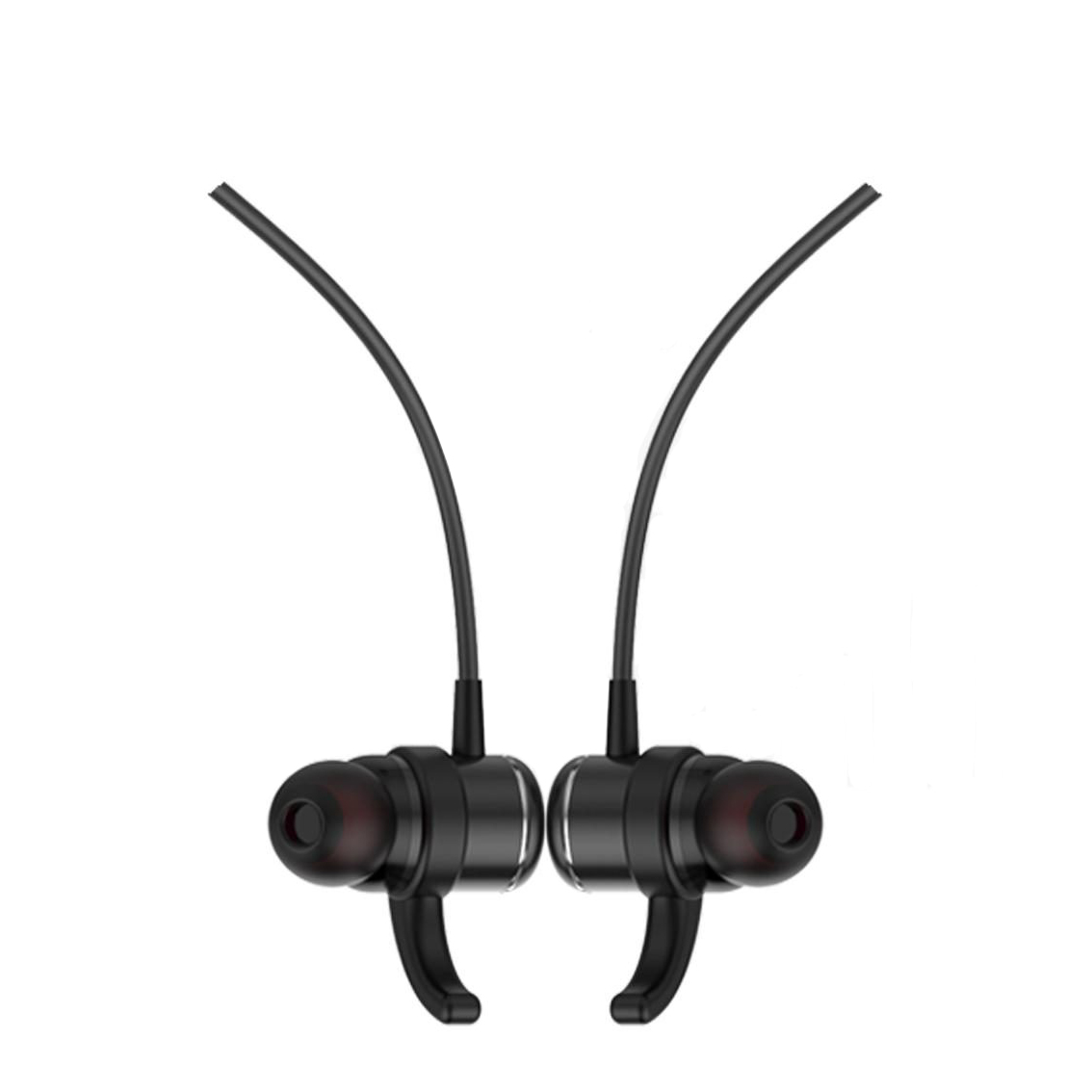 Tai nghe bluetooth thể thao Kisonli KX-1 Bass mạnh - thiết kế nam châm 2 đầu (đen) HÀNG CHÍNH HÃNG
