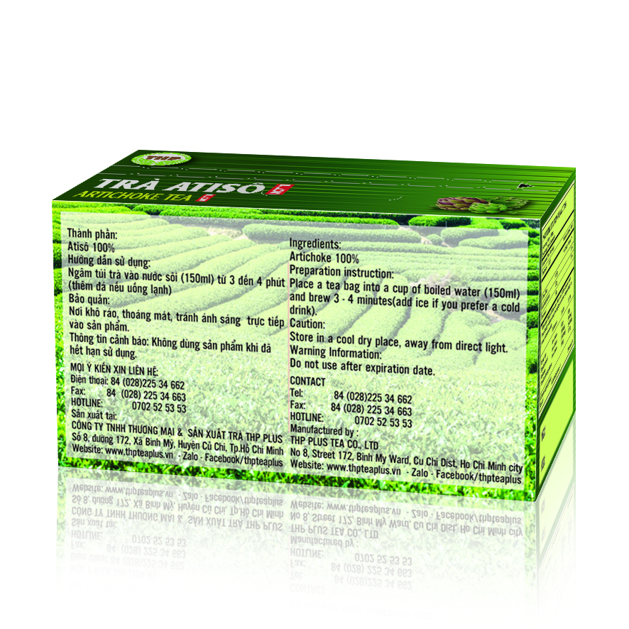 TRÀ ATISÔ - thanh nhiệt mát gan - THƯƠNG HIỆU THP TEA PLUS