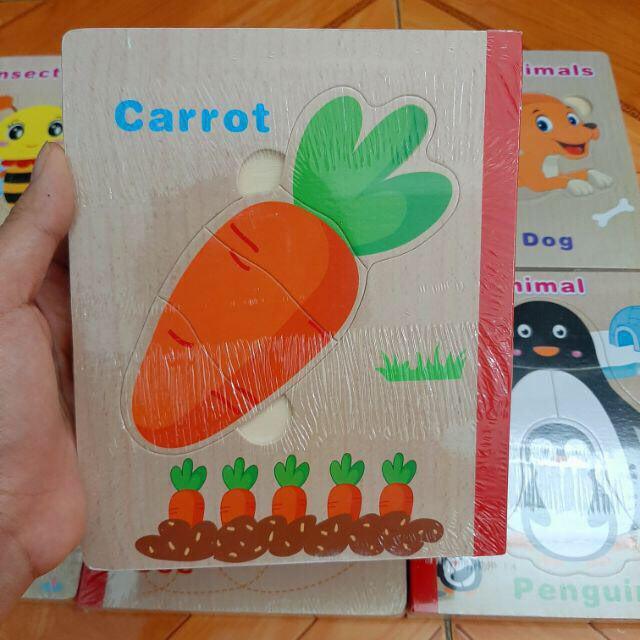Đồ Chơi Gỗ-Sách Ghép Gỗ Nhiều Chủ Đề Cho Bé