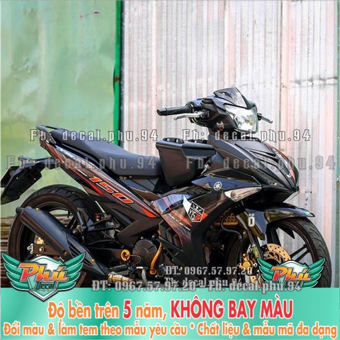 Tem rời EX 150 Đen xám cam  -1