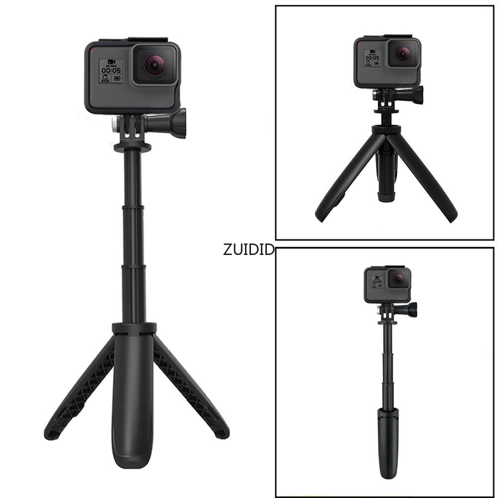 Gậy Selfie Cầm Tay Có Thể Kéo Dài Độ Dài Chân Máy Mini Di Động Monopod Cho Go Pro Hero 11 10 9 8 7 6 SJCAM DJI Insta360 Action 3 2 Camera