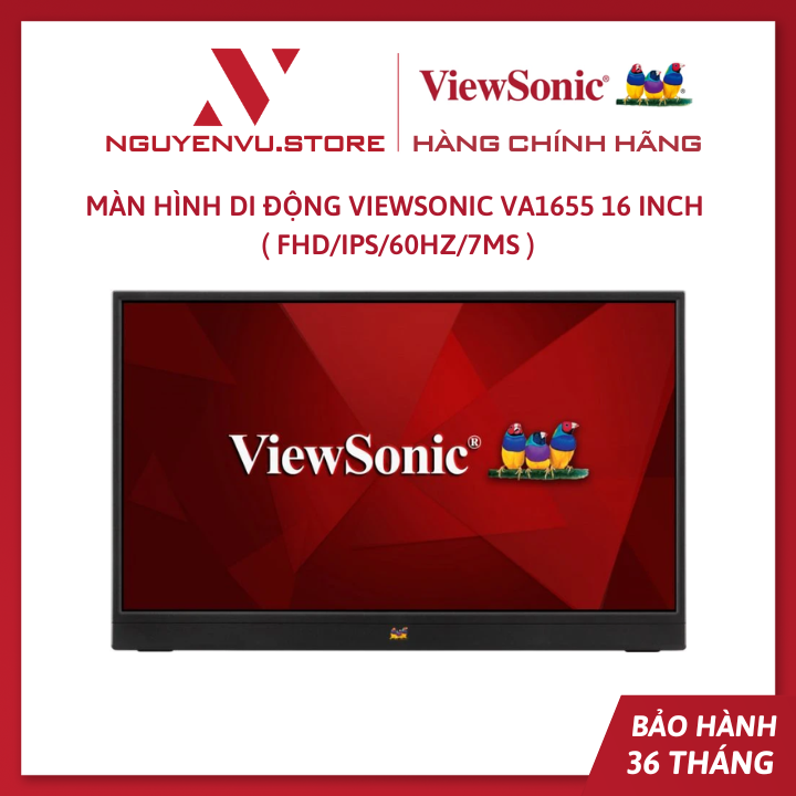 Màn Hình Di Động ViewSonic VA1655 16 Inch ( FHD/IPS/60Hz/7ms ) - Hàng Chính Hãng