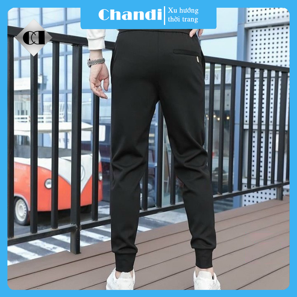 Quần Jogger Nam thể thao túi hộp thương hiệu Chandi, chất kaki dày dặn bo chân xu hướng mới nhất hiện nay CT2
