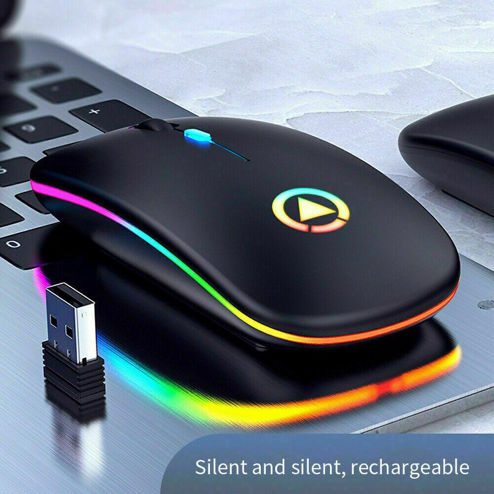 Chuột quang chơi game không dây 2.4GHz cao cấp