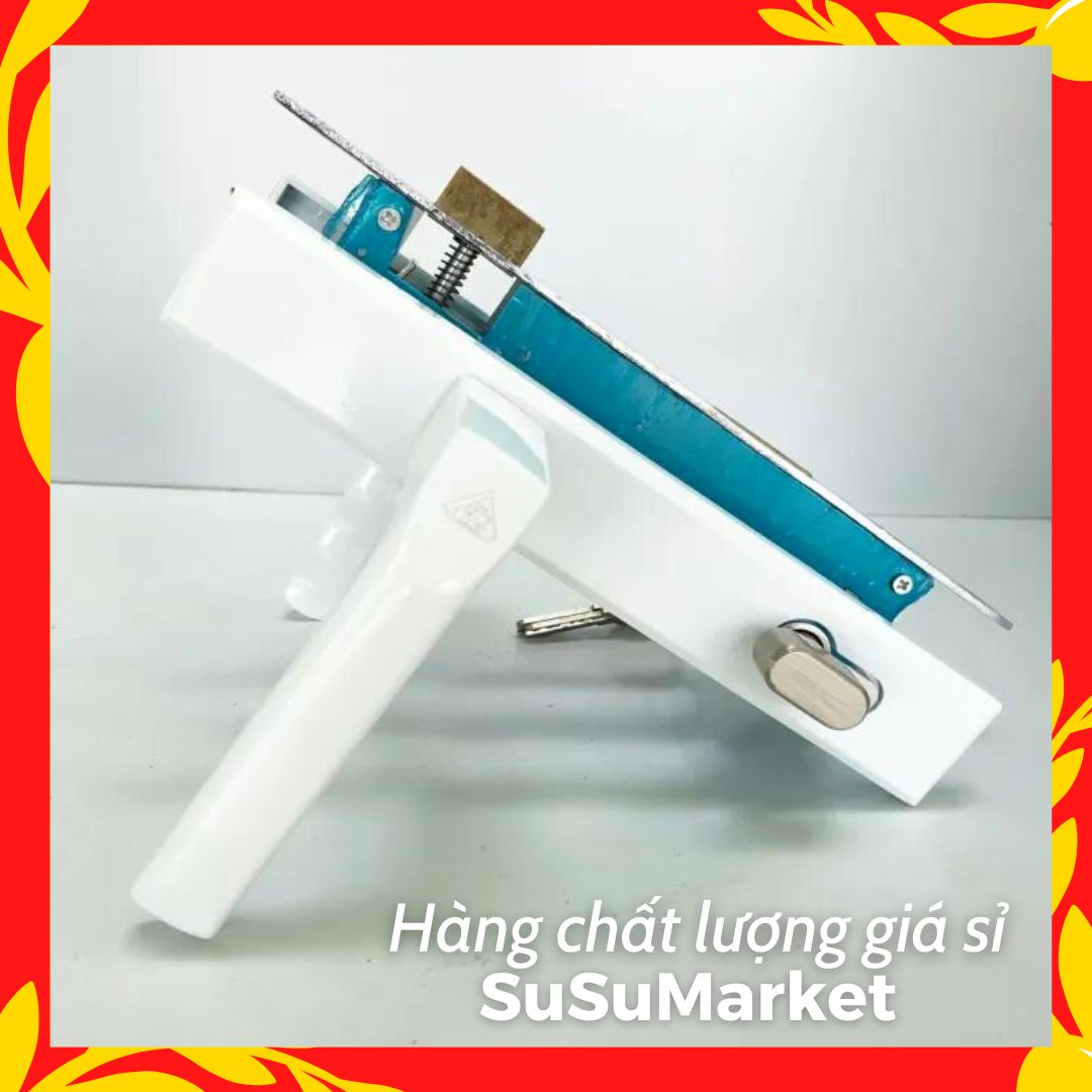 Khóa tay gạt GoalGing | Lắp cửa nhôm, cửa sắt | Bền bỉ chắc chắn |