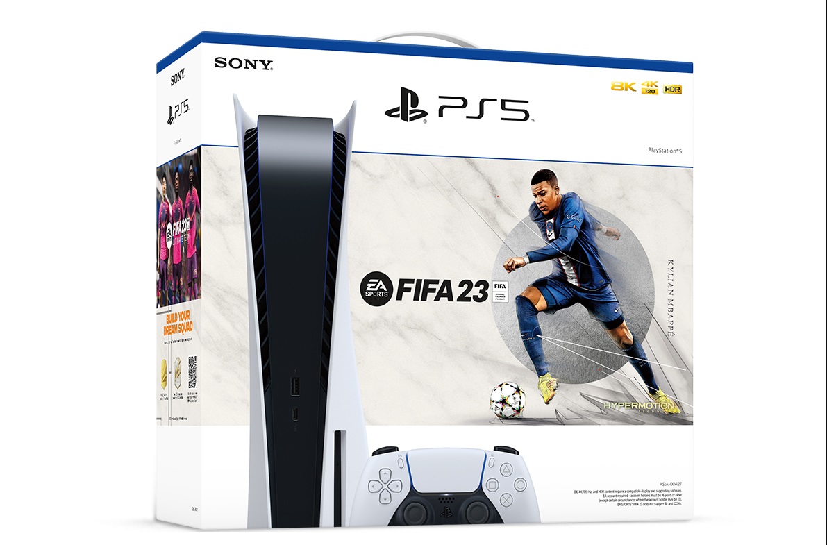 Bundle Máy chơi game Playstation 5 Standard và Đĩa Game Fifa 23 - Hàng Chính Hãng