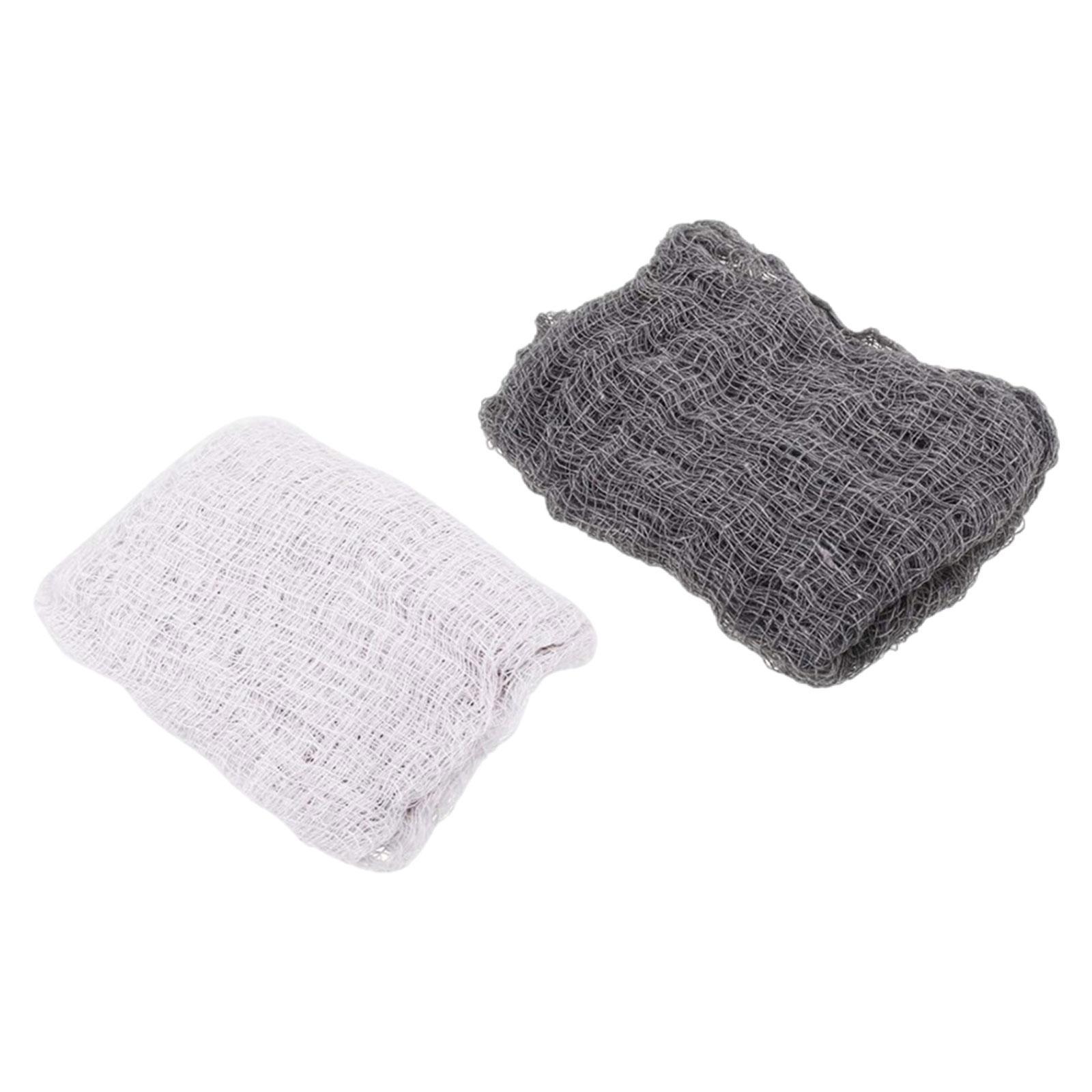 2Pcs Halloween Scary Gauze Cloth Hanging for Halloween Party Indoor Ceilings