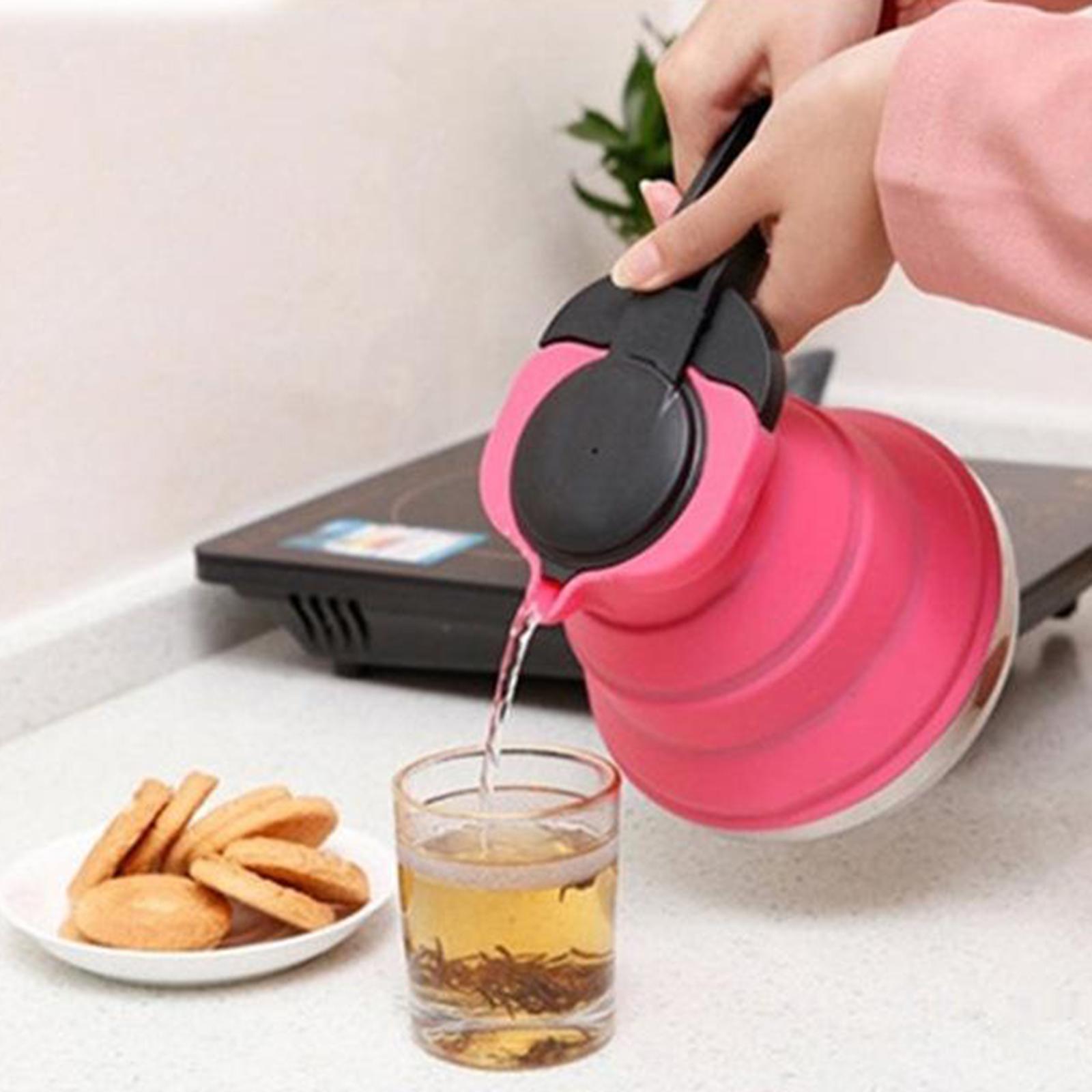 Collapsible Kettle Folded Portable Travel Camping Kettle Silicone