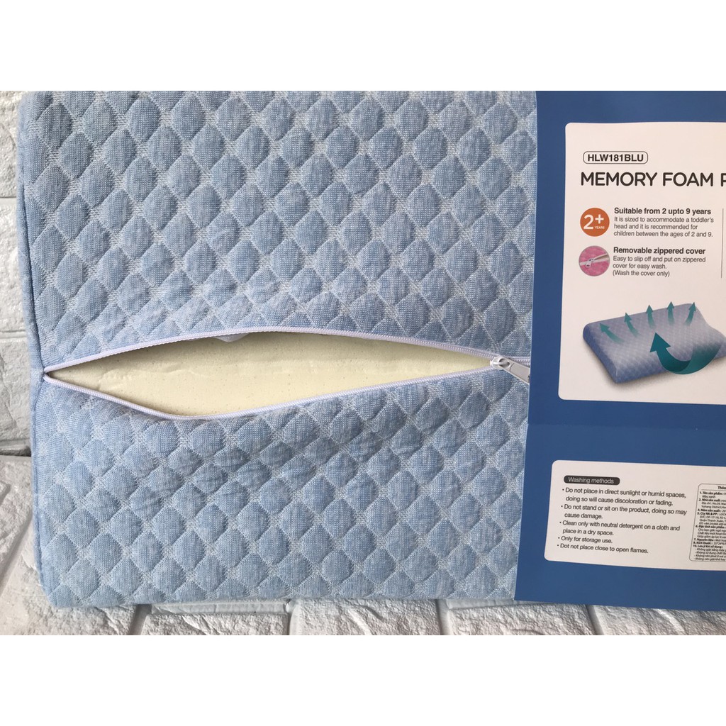 Gối Memory Foam Lock&amp;Lock Cho Bé - HLW181