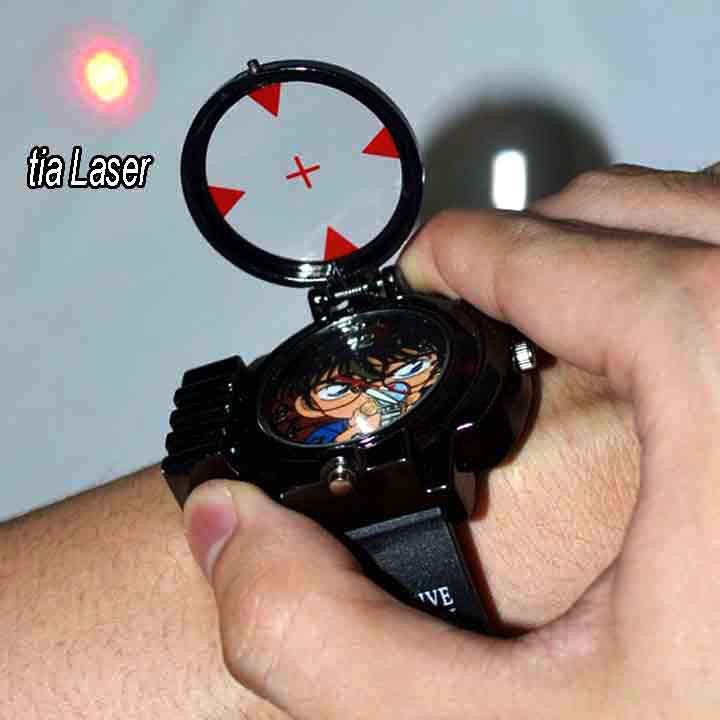 Đồng hồ trẻ em Edogawa Conan đeo tay bắn laser-Đồng hồ thám tử lừng danh conan