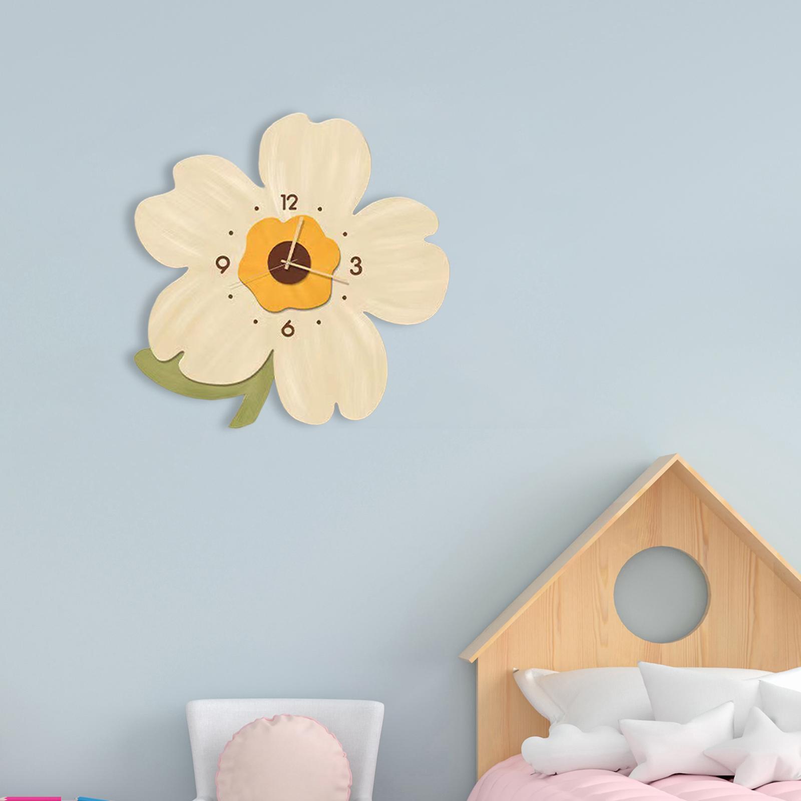 Modern Wall Clock, Stylish Wall Clock, Non Ticking Decor Accessory, Simple Wall Hanging Clock Decorative Clocks for Walls for Living Room, Bathroom