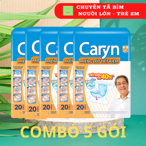 COMBO 6 GÓI MIẾNG LÓT TIẾT KIỆM ( LÓT BỔ SUNG ) CARYN 20 MIẾNG