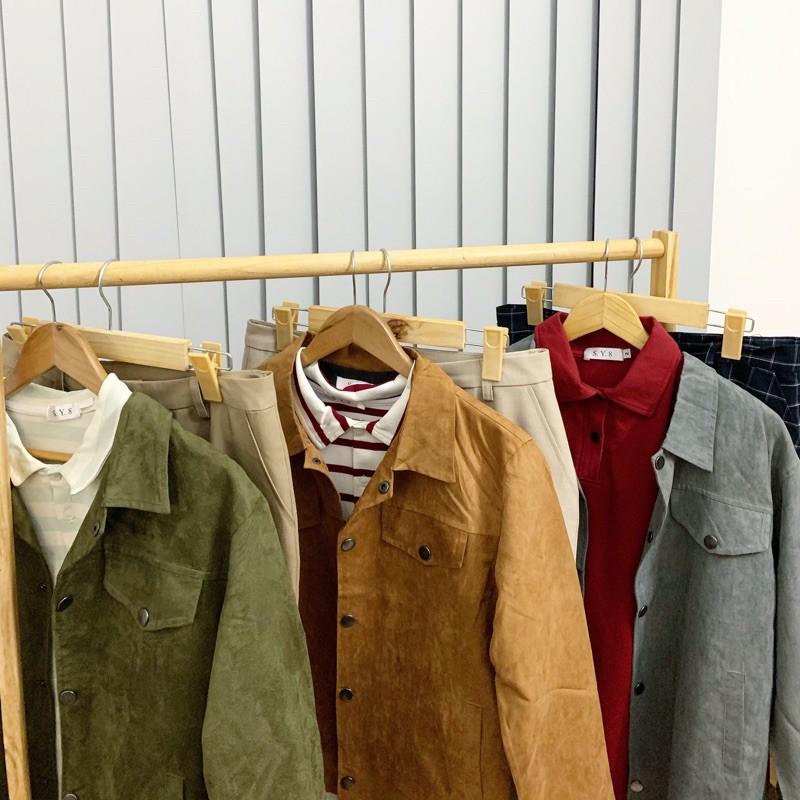 Áo khoác nhẹ nam nữ Suede Classic Jacket