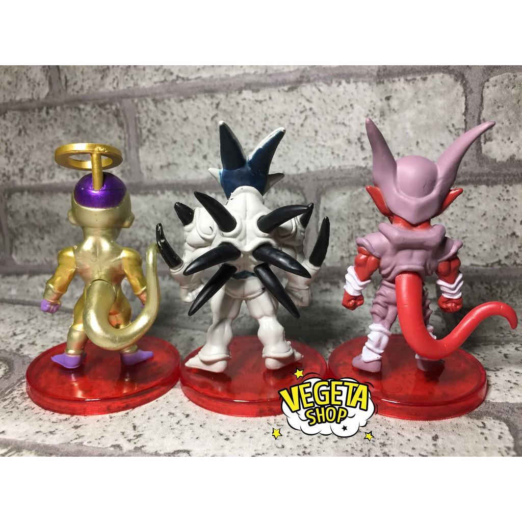 Mô hình Dragon Ball - Set 3 mô hình Frieza Gold Omega Shenron Janemba Fide - WCF - Cao 7~8cm