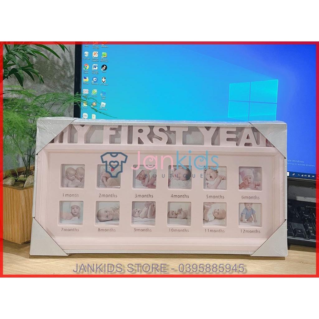 Khung ảnh lưu giữ kỉ niệm của bé từ 0 đến 12 tháng đầu tiên