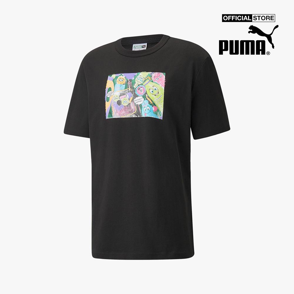 PUMA - Áo thun nam ngắn tay Downtown Graphic 531596