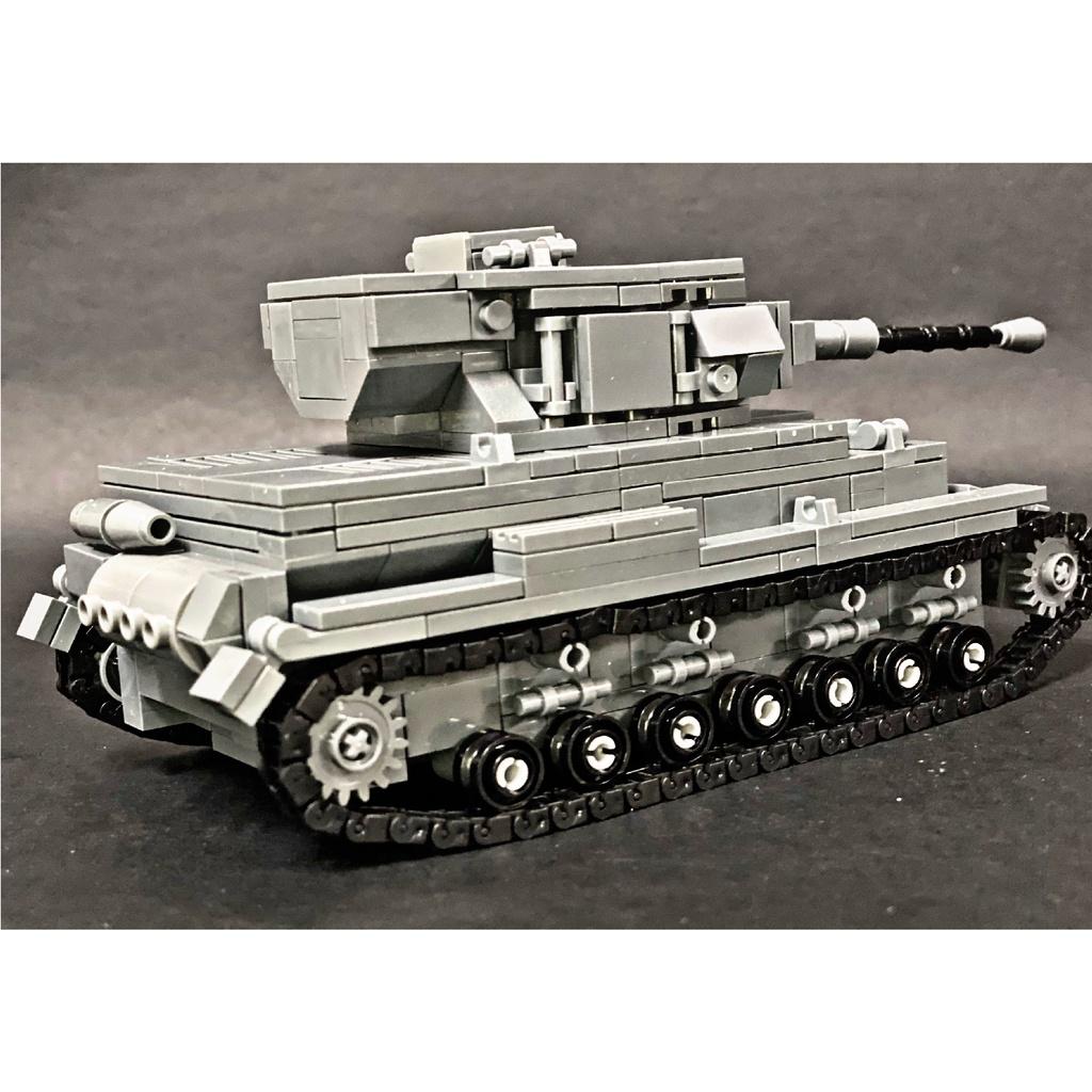 Đồ chơi lắp ráp Moc xe tank Panzer VI ausf