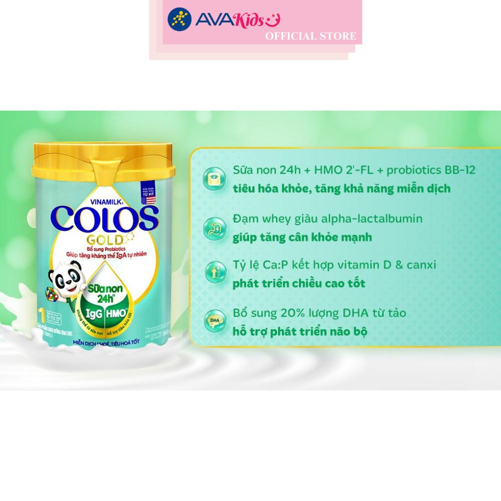Sữa bột Vinamilk ColosGold số 1 (sữa non) 800g (0 - 12 tháng)