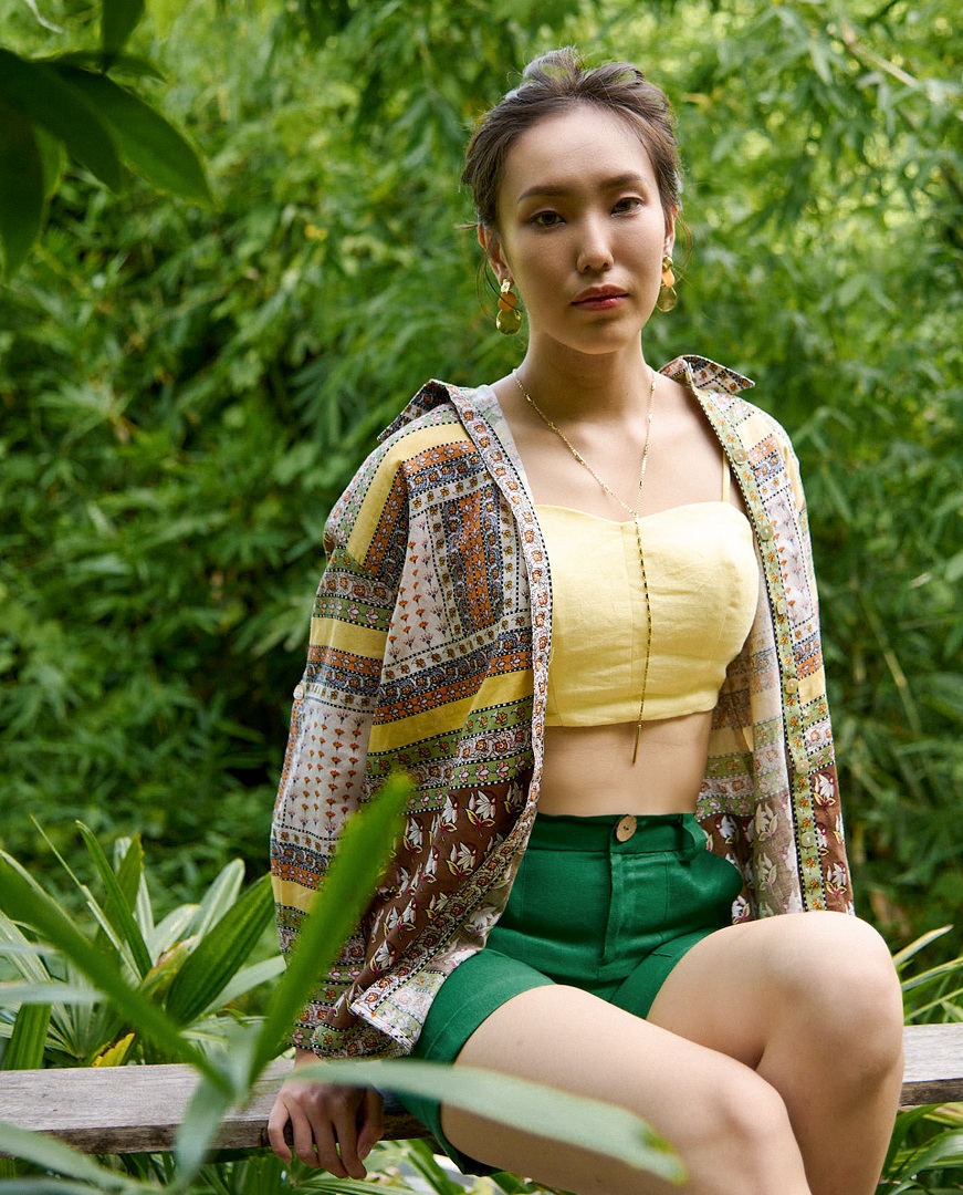 Áo Sơ Mi Oversized Linen Bohemian TOP175 thời trang thiết kế Hity