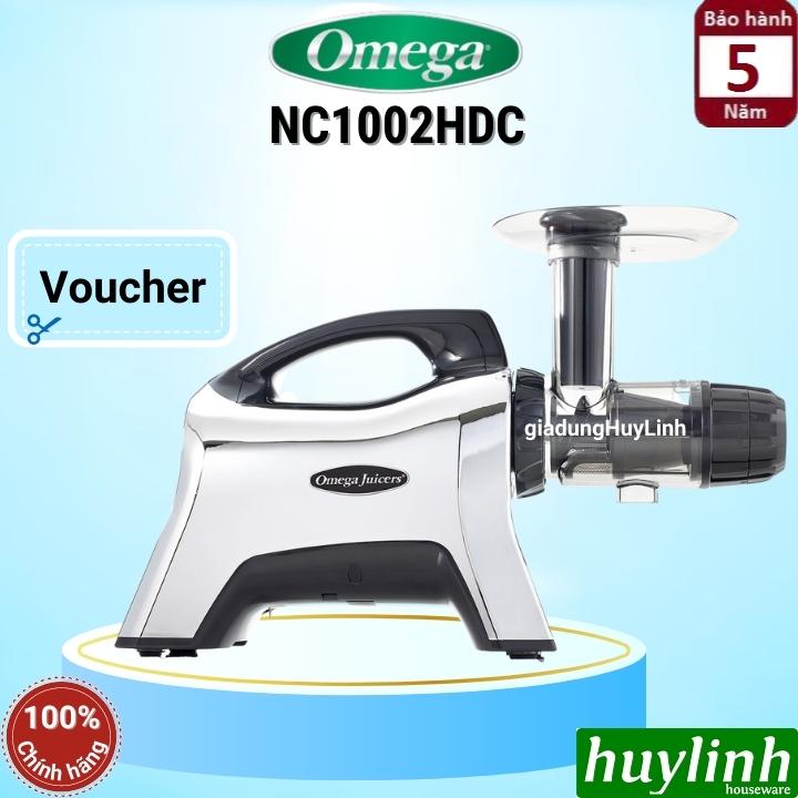 Máy ép chậm trục ngang Omega NC1002HDC - 200W - Hàng chính hãng - Tối ưu ép rau củ - Đa dạng phụ kiện