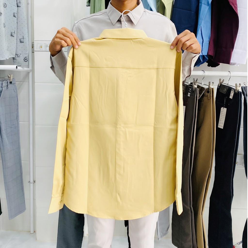 Áo Sơ Mi Nam Dài Tay Thời Trang Slim Fit Hàng Xuất Khẩu Chất Lượng