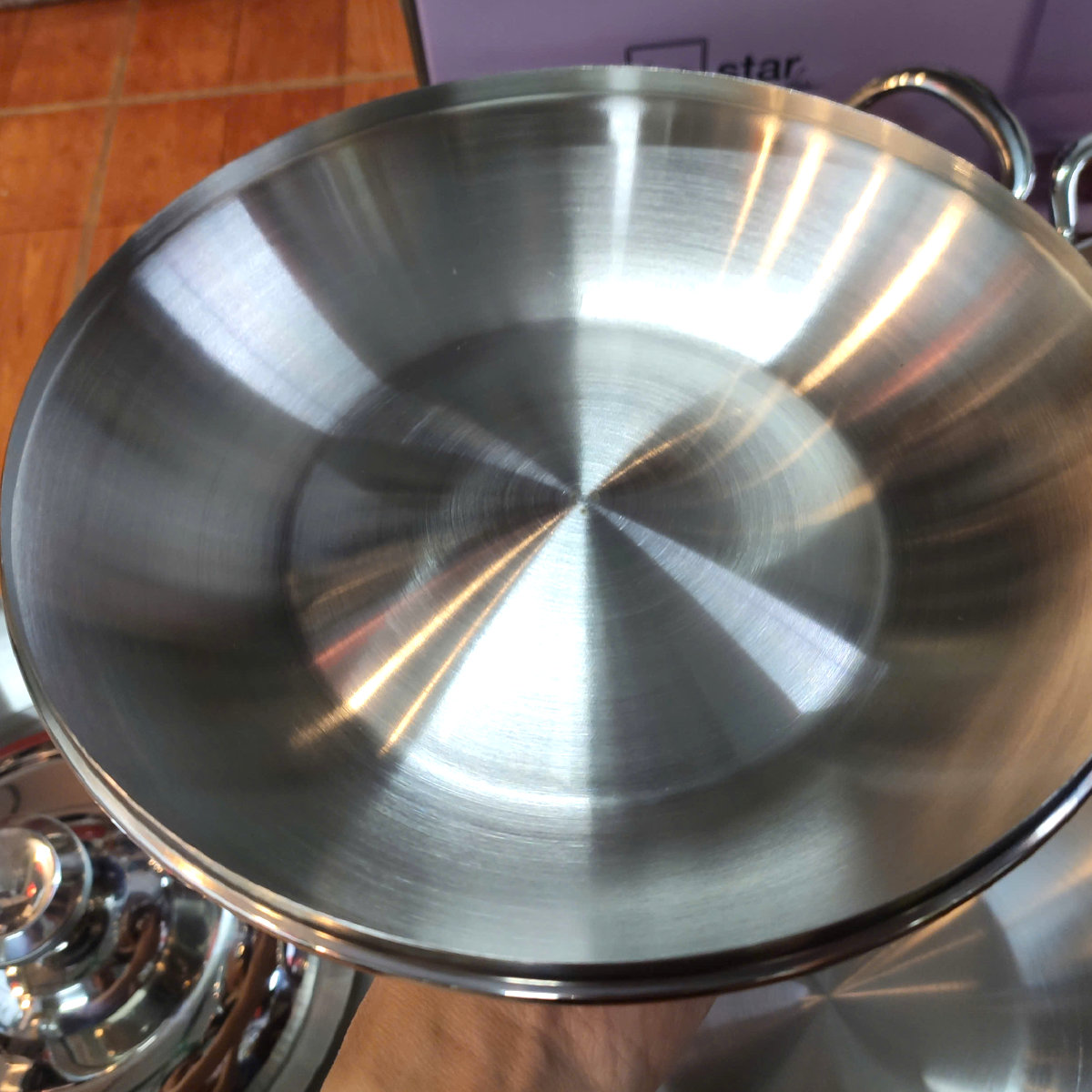 Bộ 3 nồi Inox 304 đúc liền 3 lớp hình táo Fivestar Plus FPB3006 size 18/20/24cm - Hàng chính hãng