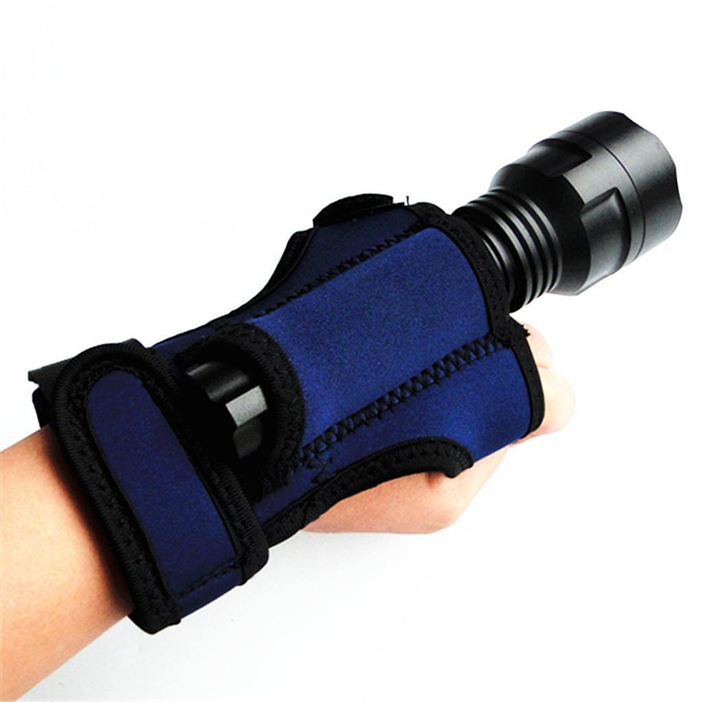 2x Underwater Scuba Diving Light Holder  Flashlight Wrist Strap Mount - Adjustable & Portable