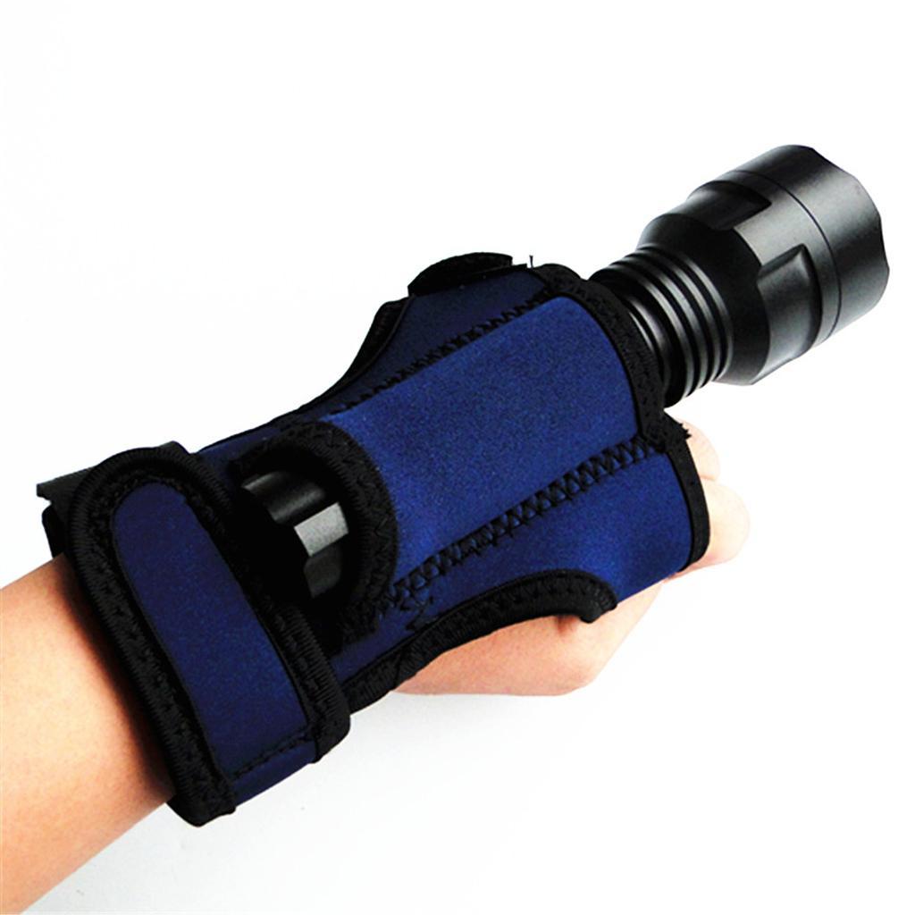 2x Underwater Scuba Diving Light Holder Torch Flashlight Wrist Strap Mount - Adjustable & Portable