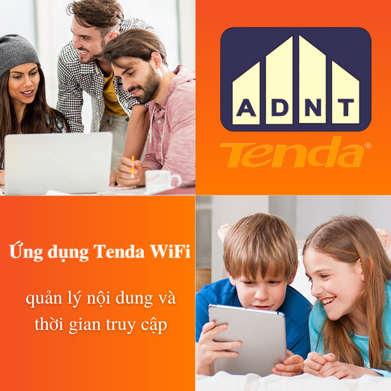 Bộ phát wifi chuẩn 1200Mbps Wireless Router AC5 Tenda hàng chính hãng