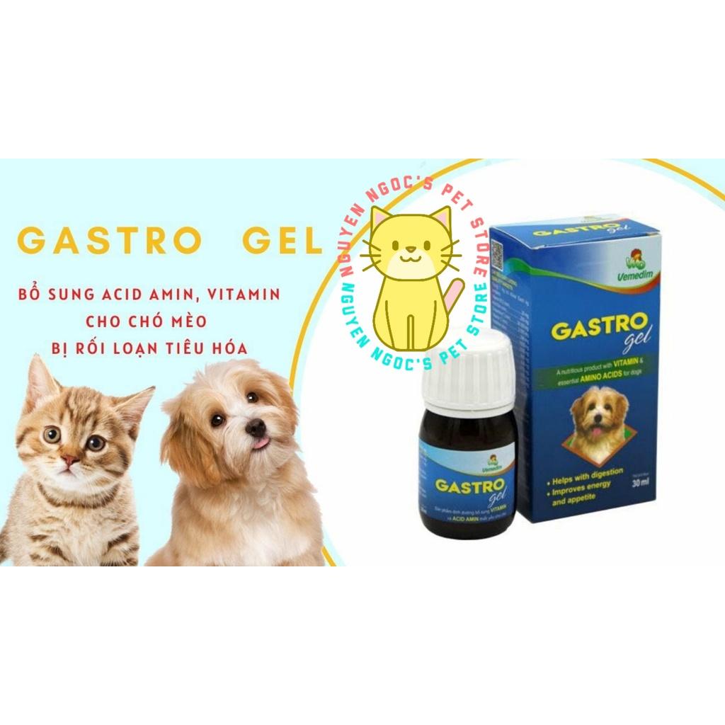 Gastro Gel Vemedim - Dung dịch uống hỗ trợ ăn ngon miệng, cải thiện tiêu hóa và sức đề kháng CHÓ MÈO chai 30ml