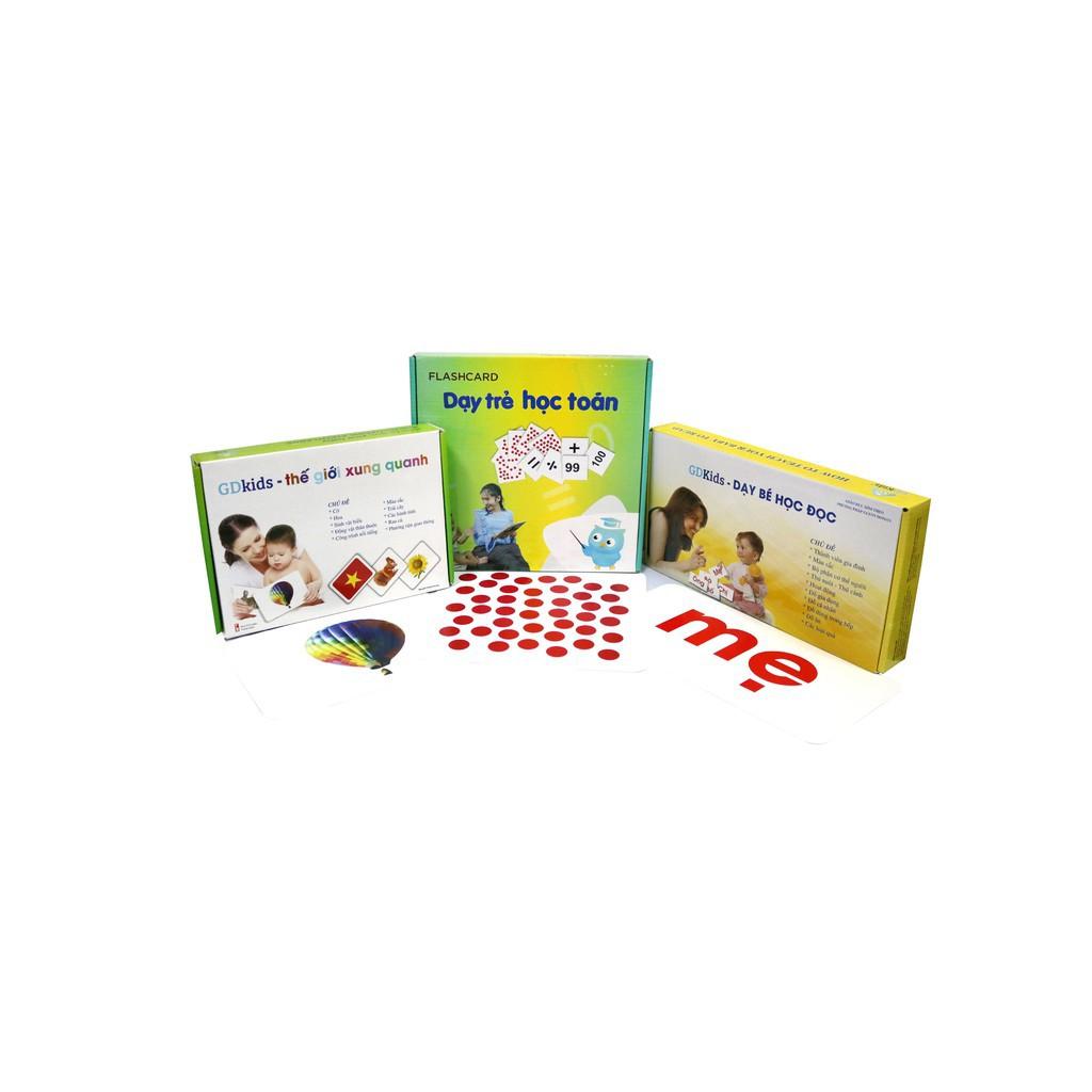 Flashcard - Combo Bộ Thẻ Cơ Bản Theo Phương Pháp Glenn Doman (Hôp 259 thẻ)