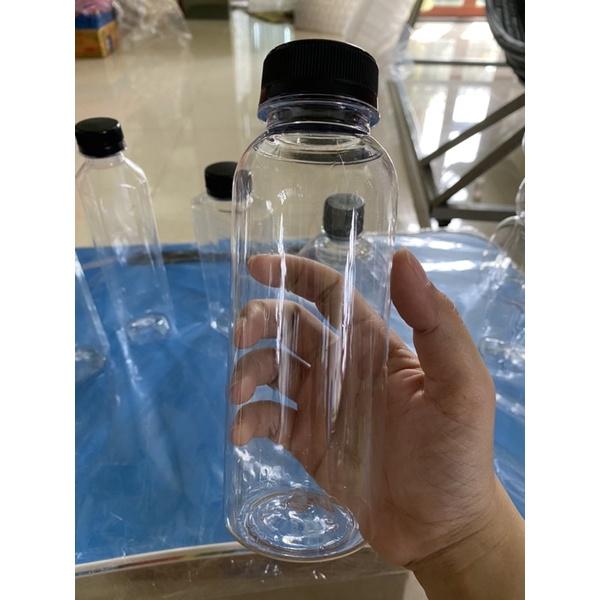 Chai Miệng rộng + nắp đen f38