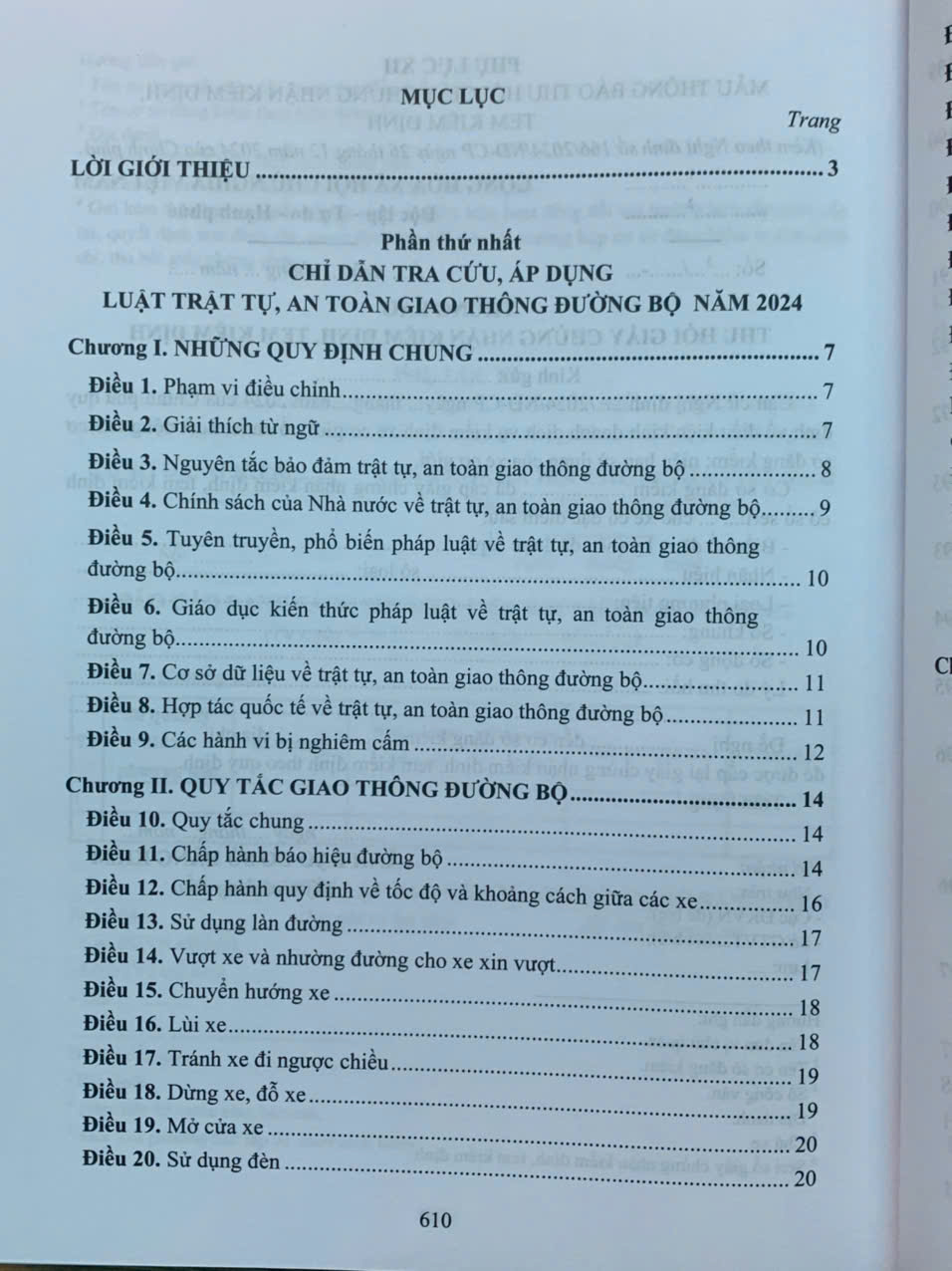 Chỉ dẫn tra cứu, áp dụng Luật Trật tự, an toàn giao thông đường bộ năm 2024 và những văn bản hướng dẫn thi hành