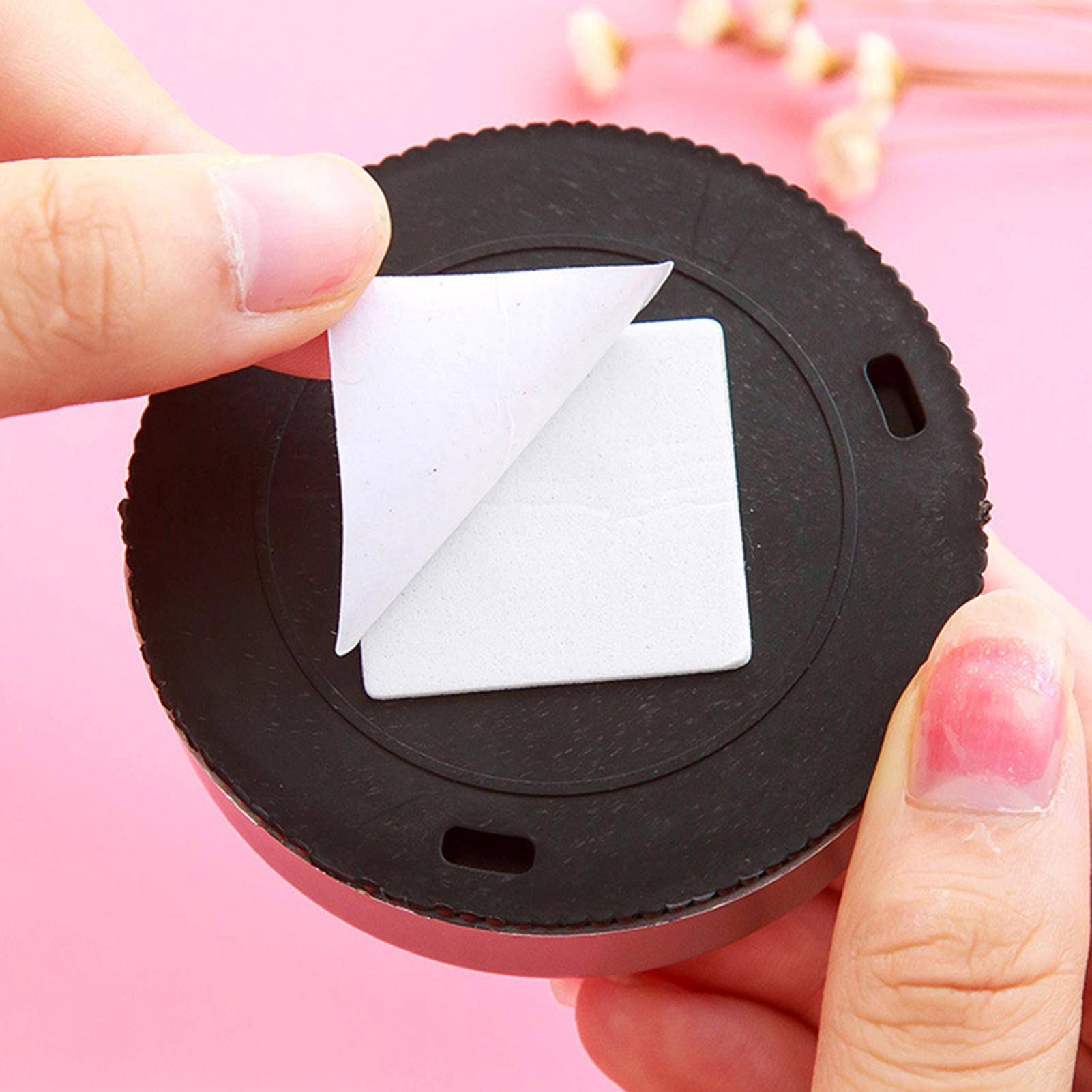 Đèn LED đêm tròn mini di động tích hợp 3 bóng cho xe hơi