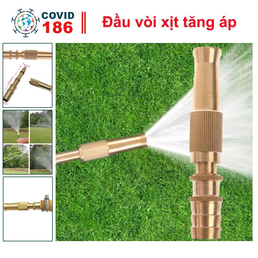 Đầu Vòi Tăng Áp,Đầu Vòi Xịt Rửa Xe - Tưới Cây Thau Có Điều Chỉnh Tắt Mở, Áp Lực Nước Tăng Mạnh dễ dàng sử dụng