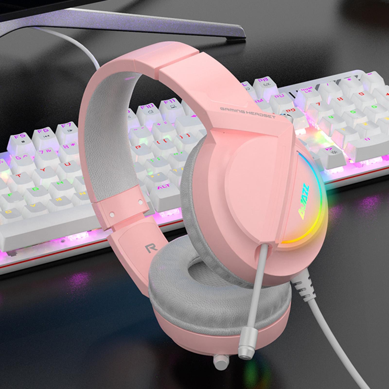 AX365 Gaming Headset 7.1 Channel Surround w/ Retractable MIC For PC Laptop