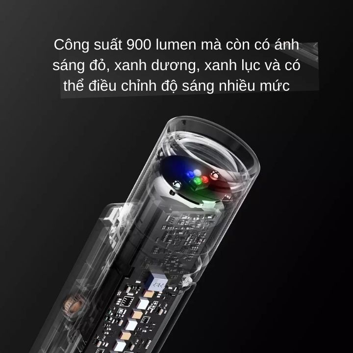 Loa bluetooth kết hợp đèn pin và sạc dự phòng đa năng 12 in 1 Thunder Music Flashlight