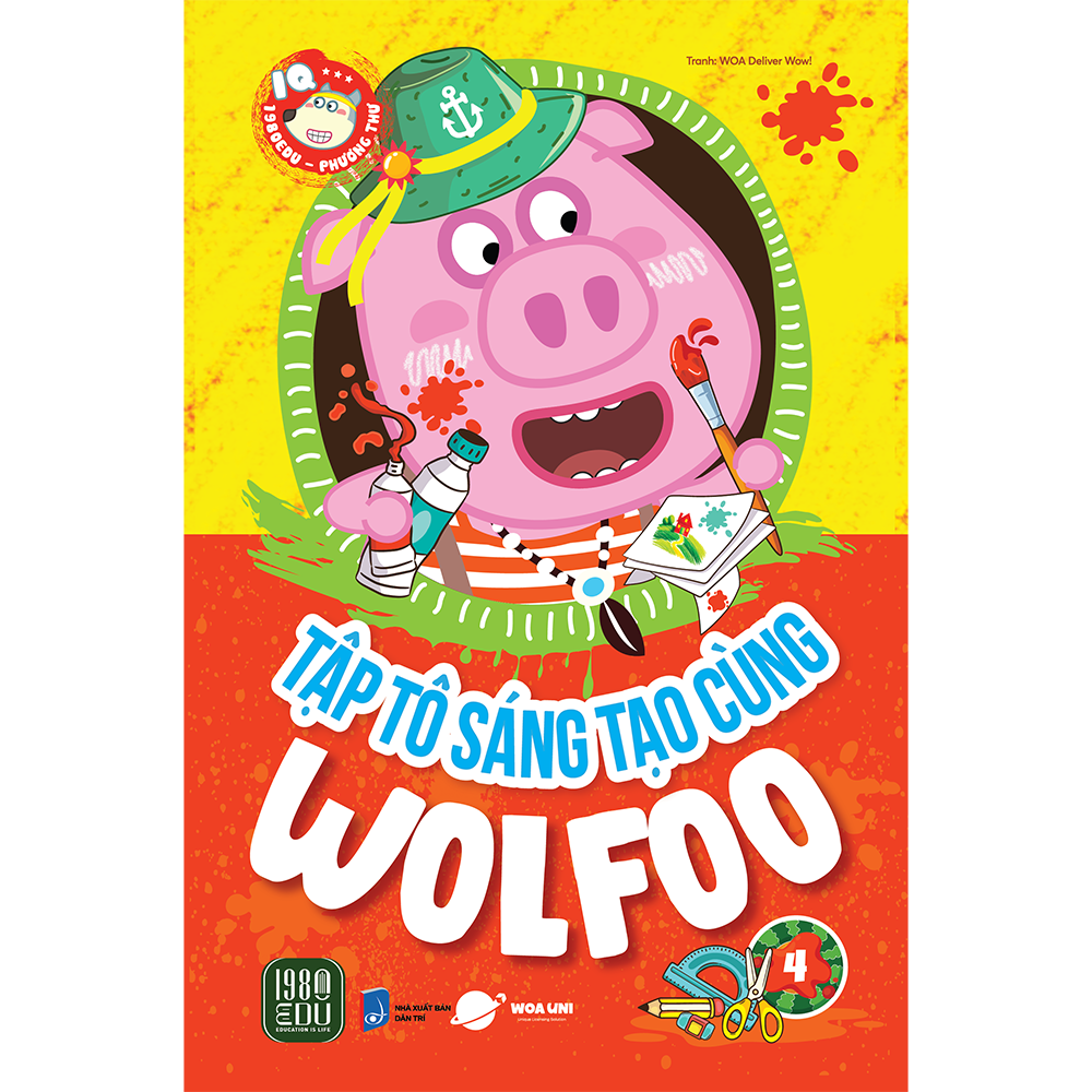 Sách Tập Tô Sáng Tạo Cùng Wolfoo