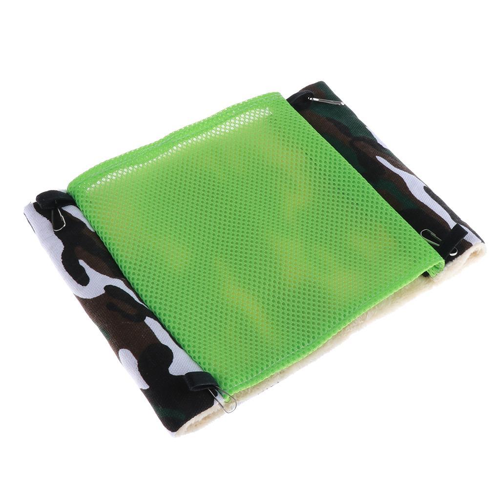 Small Animal Bedding Cage Accessories Hammock Hedgehog Squirrel Rat Green