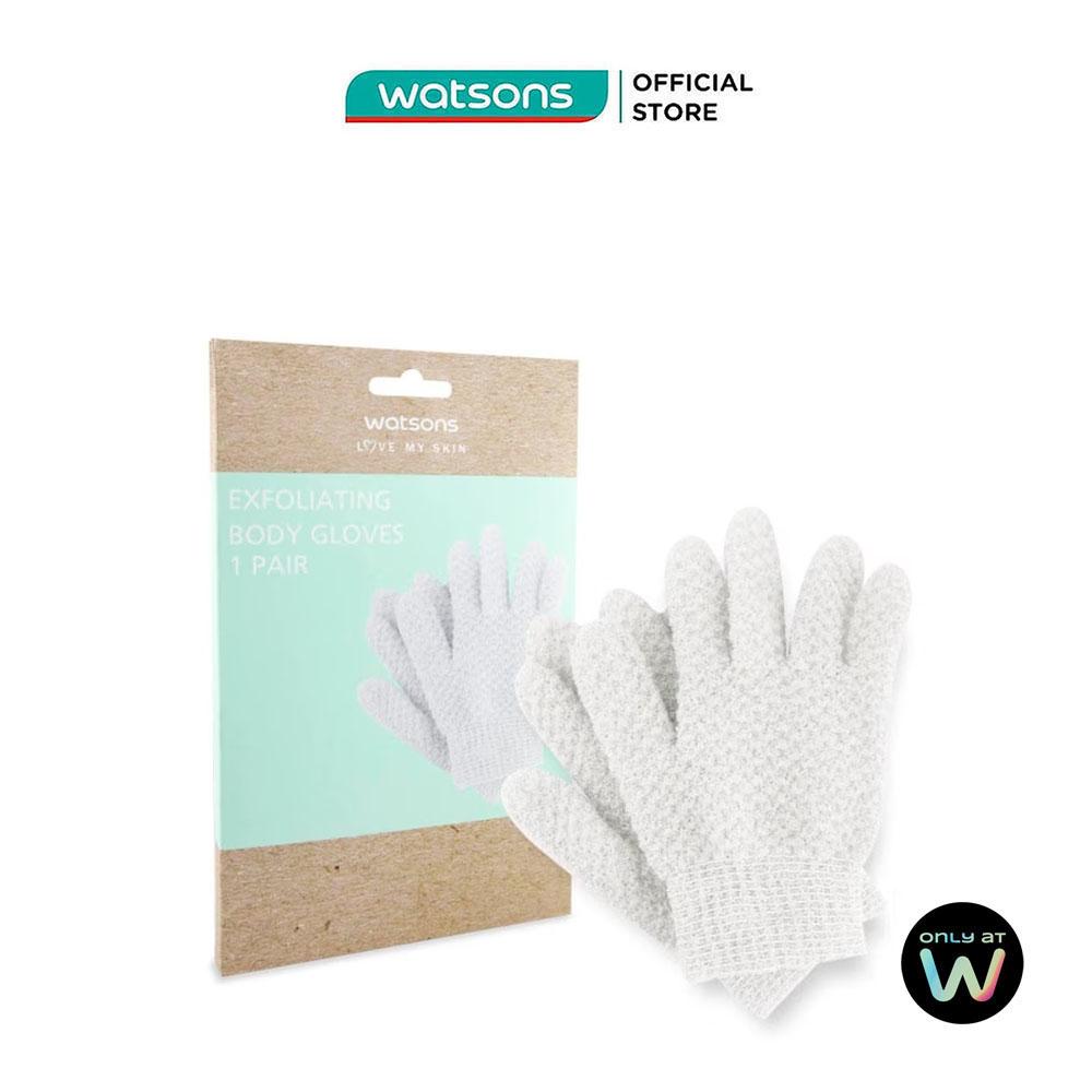 Găng Tay Tắm Watsons Exfoliating Body Gloves 1 Pair
