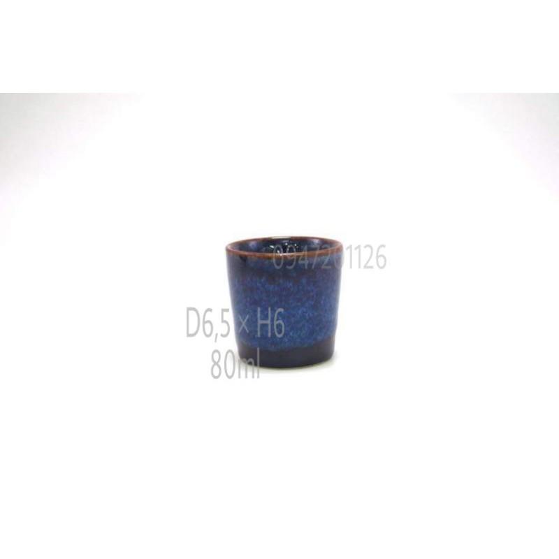Cốc ly sứ men hỏa biến xanh đá Uống trà xanh, cafe, capuchino 20 dáng khác nhau Gốm sứ Bát tràng.