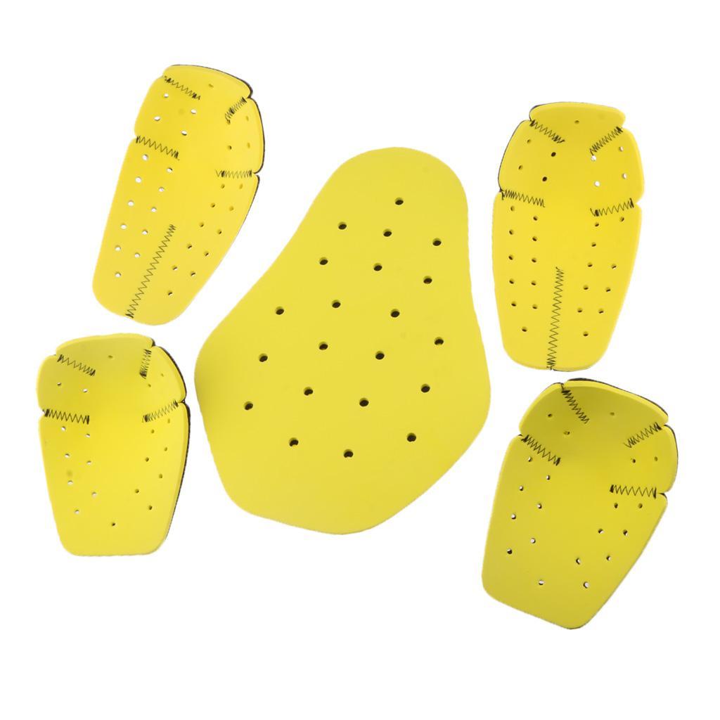 2X 5PCs Triple Density Removable Protective Gear Set For Motorcycle Cycling