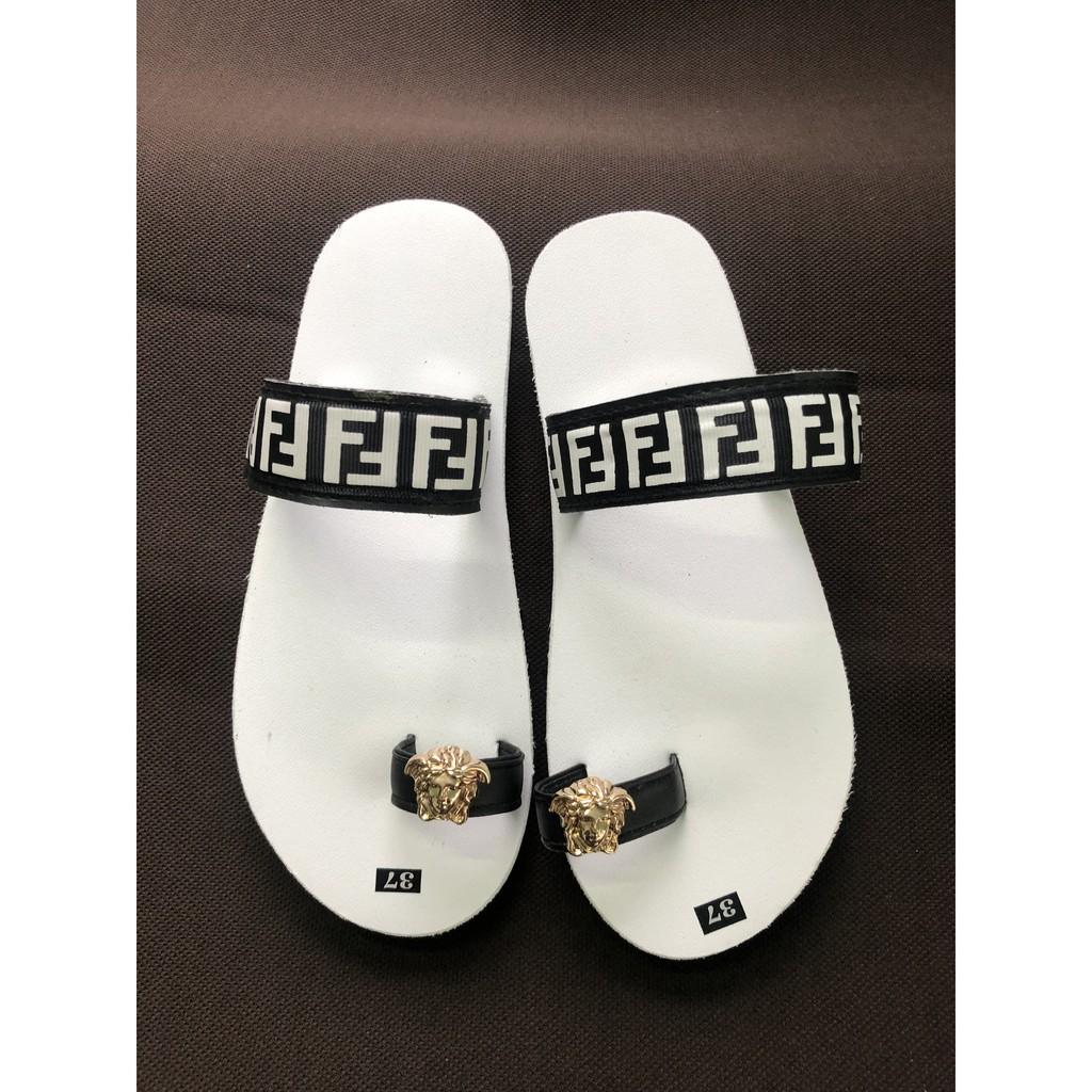 sandal đồng nai dép cặp nam nữ ( đế trắng quai đen ) size có từ 35 nữ đến 42 nam size khác nhắn tin chọn thêm