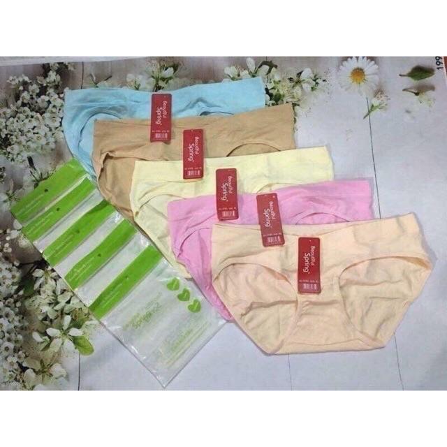 Quần lót bầu cạp chéo cotton cho mẹ